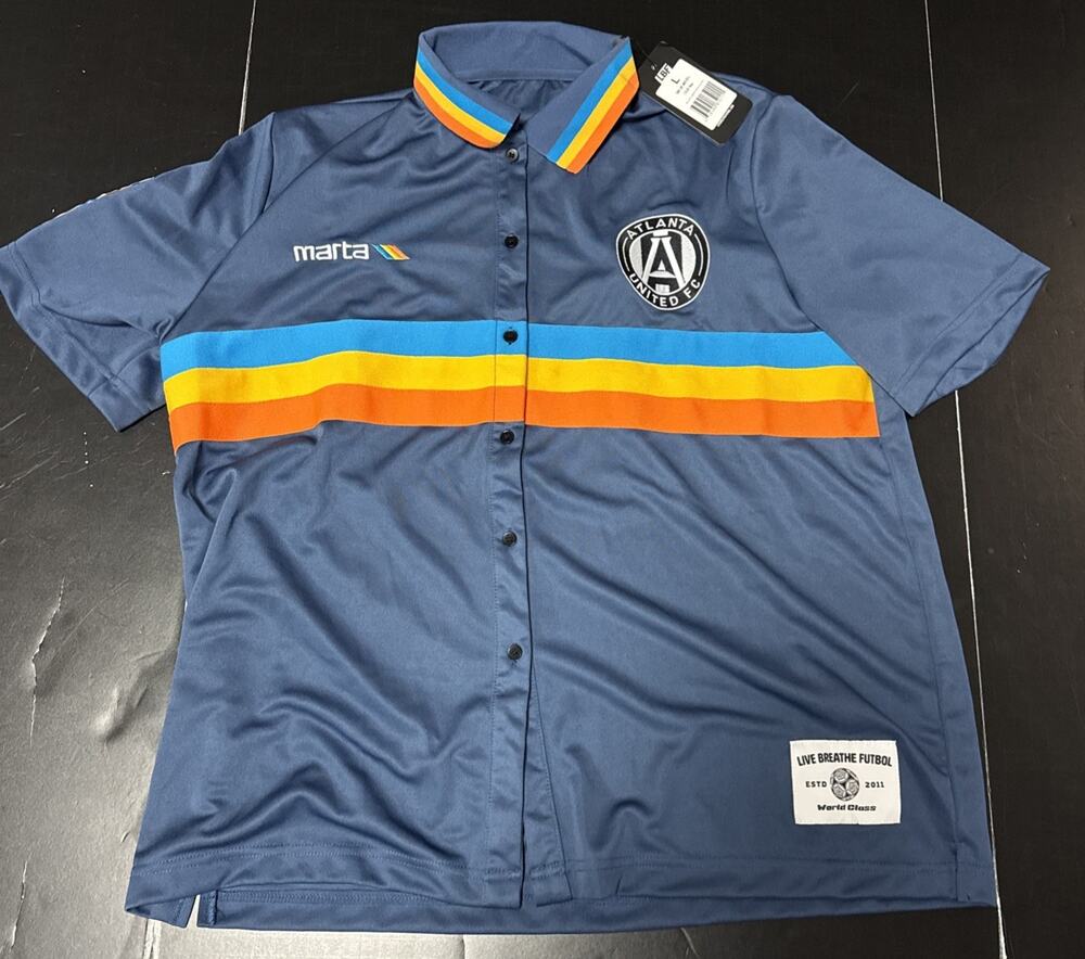 Atlanta United FC X Marta Live Breathe Futbol Unisex 2026 Tags Button Jersey